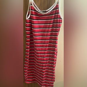Striped sleeveless dress
